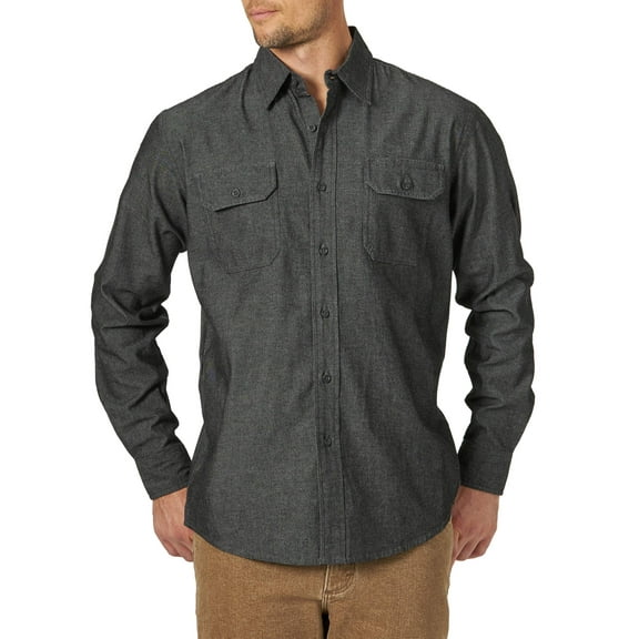 Wrangler Men's Long Sleeve Denim Shirt