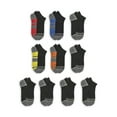 thumbnail image 2 of Fruit of the Loom Boys' S-L Flat Knit No Show Socks 10 Pack, 2 of 4