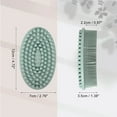 thumbnail image 7 of Unique Bargains Shower Silicone 2 in 1 Body Scrubber 1 Pc Green, 7 of 7