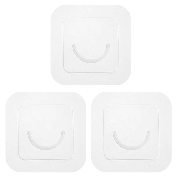 3pcs Batio de la cortina de baño Soportes de varilla de montaje para la barra de cortina de ducha