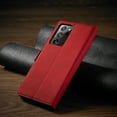 thumbnail image 5 of Samsung Galaxy Note 20 Ultra Wallet Case Samsung Galaxy Note 20 Ultra Luxury PU Leather Case, Book Folding Flip Retro Case with Kickstand, [RFID Blocking] Credit Card Slot Magnetic Closure Cover, Red, 5 of 8