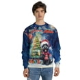 thumbnail image 4 of Merry Christmas and Happy New Year Santa Scottish Terrier Holiday Xmas Winter 2025 All Over Print 3D Sweatshirt Unisex Merch Scottie Dog Lover Gifts - 00024, 4 of 6