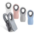 thumbnail image 1 of HAHDAXIA 5 Pc Chip Bag Clips- Kitchen Clips, Magnetic Chip Clips for Bags, Food Bag Clips with Airtight Seal (Speckled Multi), 1 of 5