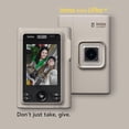 thumbnail image 2 of Fujifilm Instax Mini LiPlay+ Hybrid Instant Camera and Printer (Sand Beige) with Twin Film Pack (20 Exposures, 2 Pack), 2 of 7