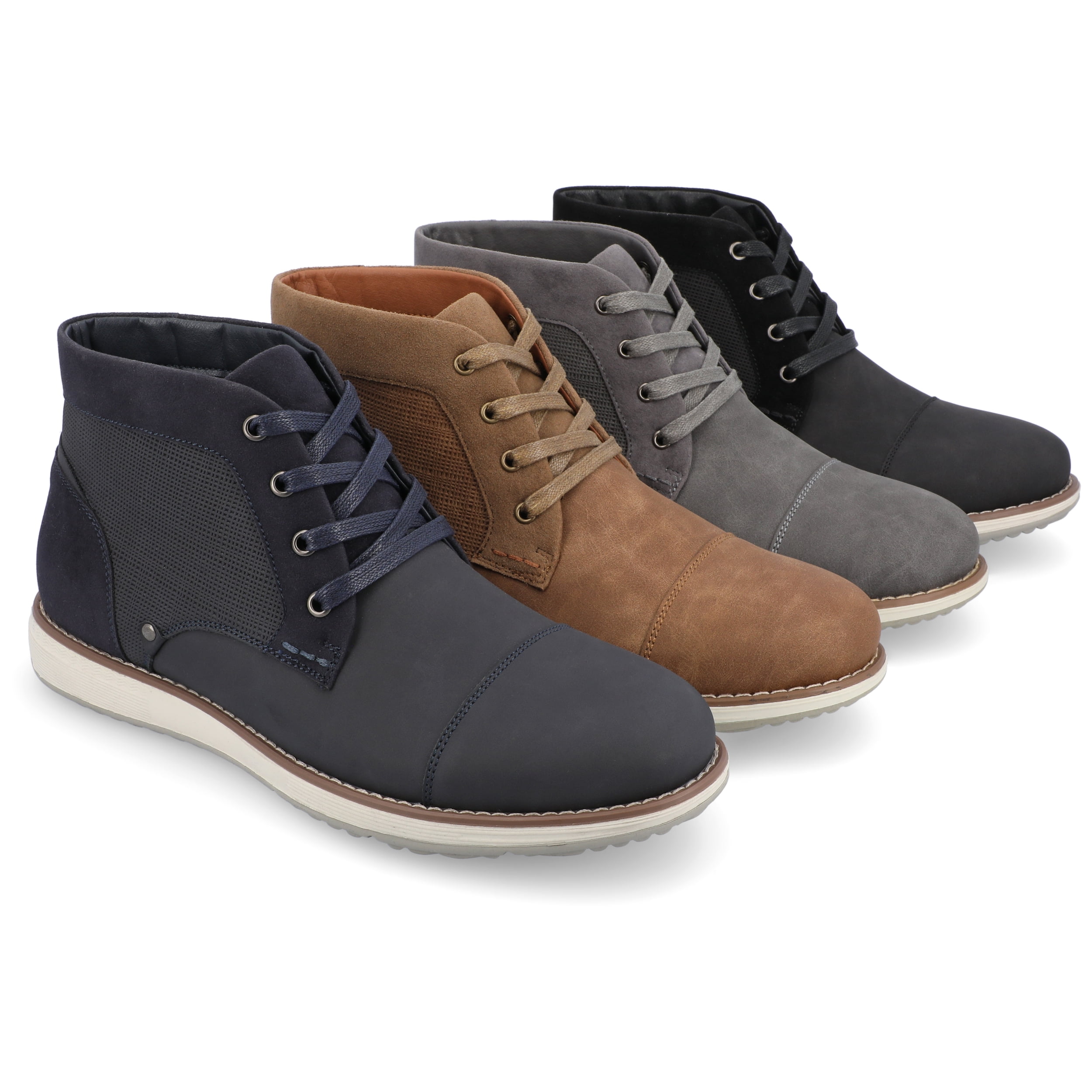 Vance Co. Mens Austin Tru Comfort Foam Lace-up Cap Toe Chukka Boot