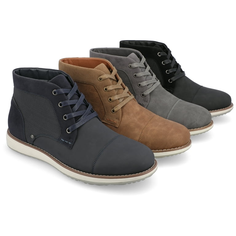 Vance Co. Mens Austin Wide Width Tru Comfort Foam Lace up Cap Toe Chukka Boot Walmart