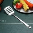 thumbnail image 2 of ReaNea Spatulas, Stainless Steel Slotted Turner, Metal Spatulas Turner for Cooking, Kitchen Barbecue Spatulas, 2 of 7