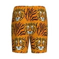 thumbnail image 2 of Lsque Tiger Mens Sleep Pajama Shorts,Short Pajama Pants, Cotton Ultra-Soft Knit-Small, 2 of 9