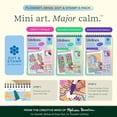 thumbnail image 2 of Lifelines FlowArt Mini Activity Pads, 3-Pack, Guided Dot-by-Letter Art Meditations, 5 Double-Sided Markers & 60 Scenes, Coloring Books for Tweens, Adults & Seniors, 2 of 6