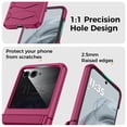 thumbnail image 4 of Funda GooseBox para Motorola Razr 2025, color magenta, protector de privacidad, 4 of 9