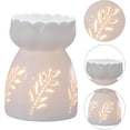 thumbnail image 5 of Essential Oil Burner, Ceramic Candle Burner, Diffuser Candle Holder with Candle Holder, Night Fragrance Lamp, Aromatherapy Diffuser, 5 of 5
