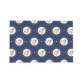 thumbnail image 4 of DouZhe Ensemble de 4 Sets de Table en Polyester, Motif Floral Bleu Résistant à la Chaleur pour Table à Manger, 12 Pouces x 18 Pouces, 4 of 6
