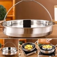 thumbnail image 5 of Cesta de acero inoxidable para vaporizador de alimentos, utensilio de cocina a presión con mango, escurridor de drenaje, 5 of 5