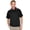 Black, variant on Charles River Apparel 3811 Men's Classic Solid Wicking Polo-Black-2XLT