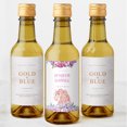thumbnail image 2 of Etiquetas adhesivas para botellas pequeñas de vino tinto y vino blanco, pegatinas personalizadas para champán, para fiestas de cumpleaños, bodas, pegatinas de agradecimiento, 2 of 5