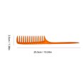 thumbnail image 3 of Plastic Tail Comb Detangling Hair Comb Wide Tooth Comb Anti-static Comb Hairdressing Styling Tail Comb for Hair Salon & Wedding Studio, 3 of 8