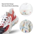 thumbnail image 7 of Red Rose Butterfly Walking Shoes for Men Woman Lightweight Tennis Fashion Elastic Sports Shoes Cushion Basketball Shoes, 7 of 7