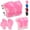 Pink, variant on Kids Protective Gear Set Knee Pads for Kids 3-14 Years Toddler Knee and Elbow Pads with Wrist Guards 3 in 1 for Skating Cycling Bike Rollerblading Scooter- Pink