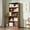 Brown, variant on DIYART White 71" Tall Bookcase, 5 Tier Large Bookshelf, Standing Wood Display Book Shelf for Living Room, Office, Library