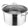 thumbnail image 3 of Shuliwen Stainless Steel Induction Saucepan with Glass Lid (28.5x21.5CM), 3 of 10