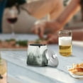 thumbnail image 5 of Yayeee Ashtray with Lid for Cigarette Smokeless Stainless Steel Home Ash Holder, Foggy Forest, 5 of 7