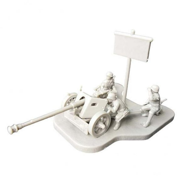 2 Colecciones De Modelos De Artillería Antitanque 4D M1938 Escala 1/72 Para PAK40 2 piezas Yotijar Juguetes de artillería antitanque