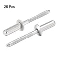 thumbnail image 4 of Unique Bargains 4.8mm x 16mm 304 Rivets Aveugles en Acier Inoxydable 25 Pack, 4 of 4