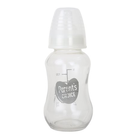 Parent's Choice Glass 5 oz. Baby Bottle with Slow Flow Vented Nipple