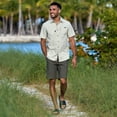 thumbnail image 6 of Free Country Men's Arcadia Short Sleeve Shirt Dark Denim L, 6 of 7