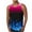 Blue, variant on EGNMCR Tank Tops Men Men Casual Fashion Gradation Printing Pullover Round Neck Sports Tank Tops