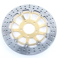 thumbnail image 2 of 1Pair Round Front Brake Discs Rotors for Suzuki GSF 600 Bandit / S 1995-2004 SV 650 / S 1999 2000 2001 2002, 2 of 5