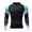 Green, variant on FRSASU Mens Sport Quick Dry Bodybuilding Running Shirt Long Sleeve Compression Top Gym T Shirt Men Fitness Tight Rashgard Red