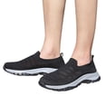 thumbnail image 3 of Sngxgn Men's Walking Shoes Sneakers Lightweight Workout Slip-on Shoes(Black,40), 3 of 8