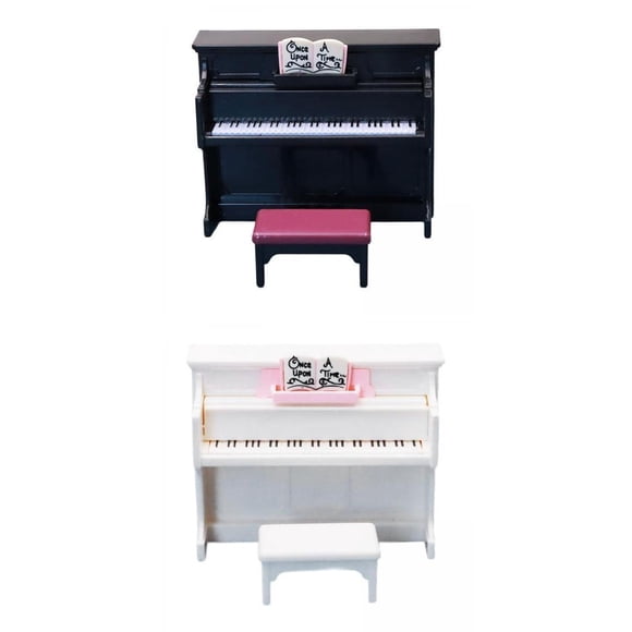 2 Juegos con Silla BJD Decor para Muebles de Decoración de 1:12TH