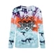 thumbnail image 4 of Moda mujer cuello redondo manga larga otoño Hollween estampado blusa suelta Tops sudaderas Fridja bvmnju7154, 4 of 5