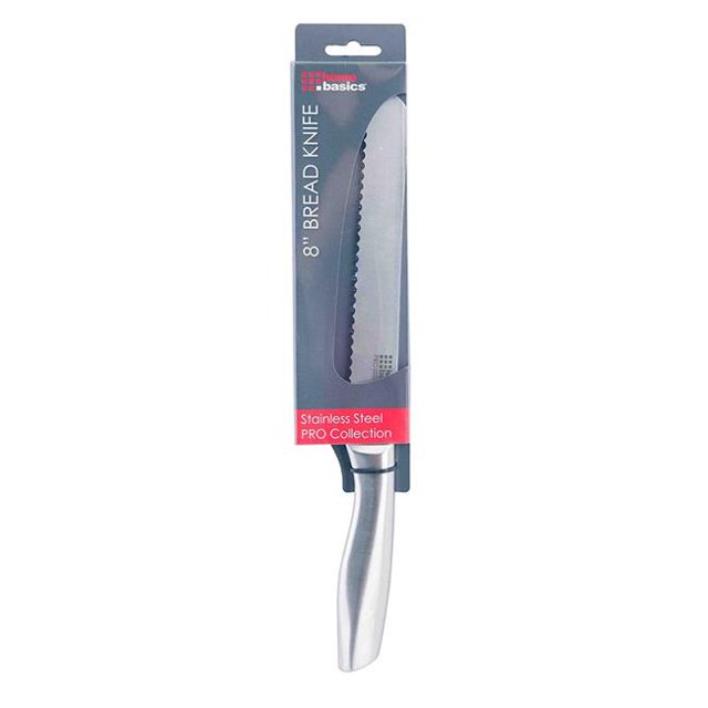 Home Basics KS44796 Couteau à Pain 8 Po en Acier Inoxydable de la Collection Pro