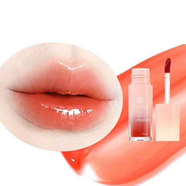 Labial Líquido Fiudx Gelatina Brillo Voluminizador 6 Colores Acabado Brillante