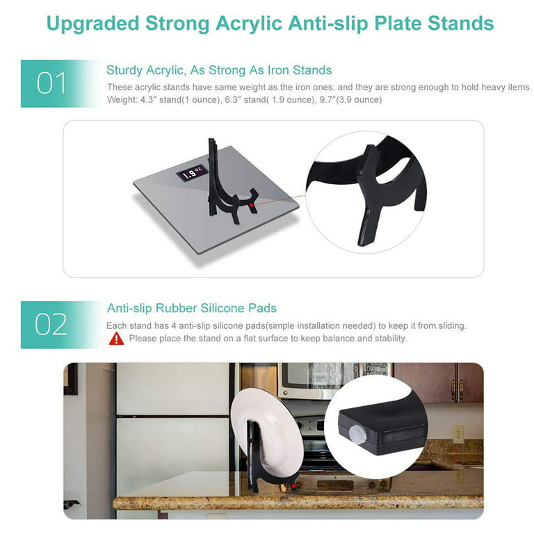 45pcs Mini Easel Stands 3 Inch Plastic Plate Stand Holder Display Picture  Easel Stand For Display Picture Frame - Jewelry Packaging & Display -  AliExpress