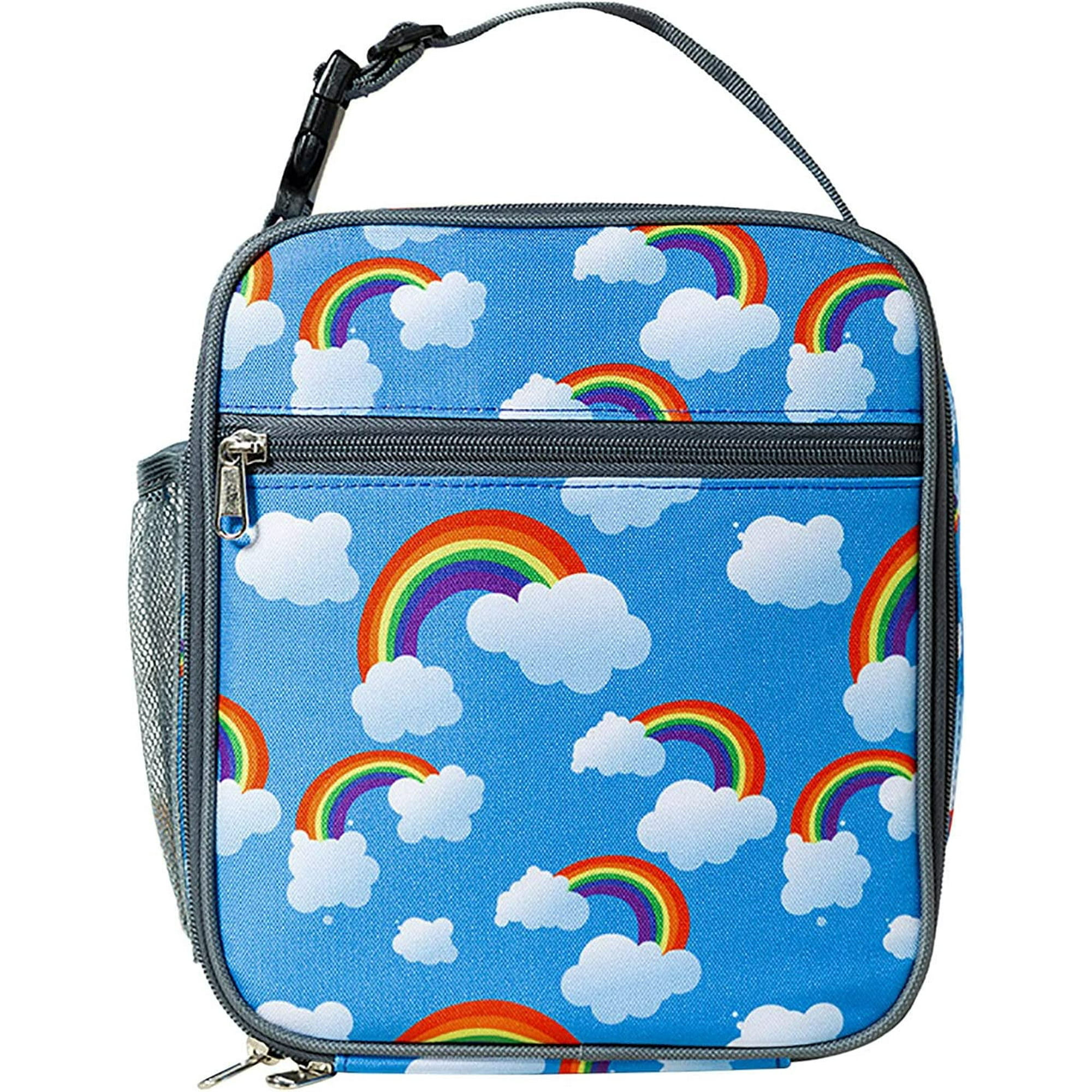 HAHDAXIA Lunch Bag for Kids Insulated Lunch Bag Camo Cooler Bag Portable Carrying Lunch Box Bag for Boys Girls Women Men to School Office Outdoor Rainbow Walmart