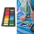 thumbnail image 1 of Soft Pastels, Light Resistance Soft Pastel Sticks Set Lightweight Rich Color 24 Colors Colorfast  for Kids for Craft Projects, 1 of 1