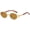 Gold Brown, variant on Metal Steam Punk Sunglasses Men Women Oval Round Glasses Hip Hop Sun Glasses