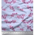 thumbnail image 1 of Soimoi Rayon Fabric Orchid Floral Print Sewing Fabric Yard 56 Inch Wide, 1 of 3