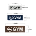 thumbnail image 5 of Basic Gym Sign (Blue) - Large, 5 of 5
