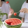 thumbnail image 5 of Wtermelon Cutter Slicer Cut Watermelon Into Cubes Knife Melon Baller for Kitchen Gadgets Useful Cool Tool, 5 of 6