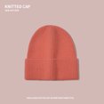 thumbnail image 1 of LinYooLi Hat Girl Autumn And Winter Wool Hat High -Quality Solid Color Warming Ear -Cold Hat Korean Version Of Face Faces, Small Couple Tide Knitted Hat, 1 of 9