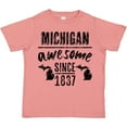 thumbnail image 3 of Inktastic Michigan Awesome Since 1837 Boys or Girls Toddler T-Shirt, 3 of 5