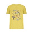 thumbnail image 1 of Camisetas de Verano de Mujer Pequeña Flor Impresa Cuello Redondo Manga Corta Superior, Verano Superior de las Mujeres, 1 of 8