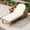 Light Teak, variant on DTTRA 78.2" Acacia Wood Outdoor Chaise Lounge Chair with Cushion, 5-Position Adjustable Patio Recliner, Arched Backrest Sunbed for Poolside, Deck, Backyard & Lawn, Gray