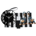 thumbnail image 2 of Figura De Elefante De Resina Moderna, Escultura, Adorno, Arte Artesanal, Coleccionable, Decorativo, Silencioso, Sencillo, Reloj De Pared Redondo Para Decoración Del Hogar Y La Oficina, Regalos., 2 of 8