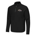 thumbnail image 2 of Men's Antigua Black Baltimore Ravens Step Up Quarter-Zip Pullover, 2 of 3